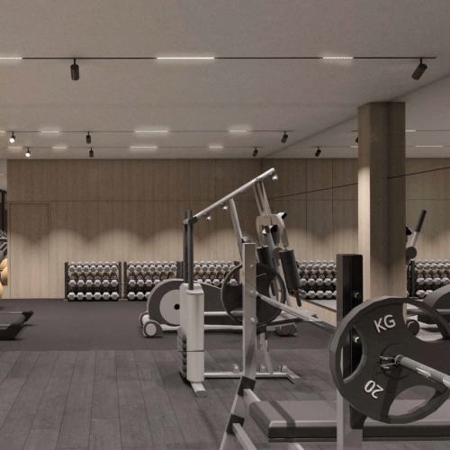 Gym & Sauna in separate structure